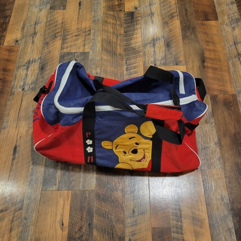 Vintage Winnie‎ the Pooh Rolling Duffle Bag large
